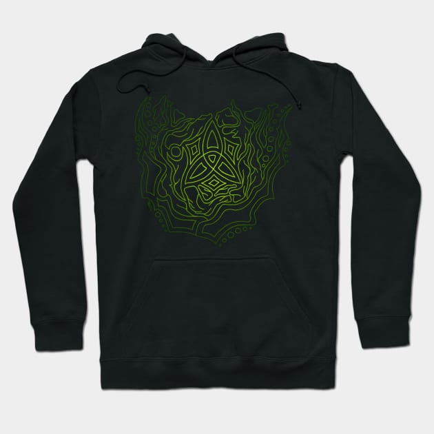 Tribal Triquetra. Hoodie by hybridgothica